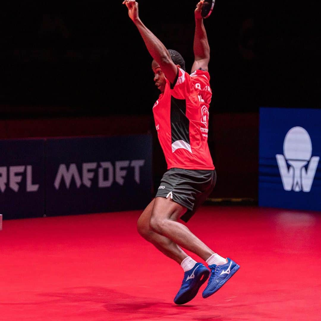 ITTF Worldさんのインスタグラム写真 - (ITTF WorldInstagram)「'Rocky Aruna' … 'Quadri Balboa' … or simply '@QuadriAruna!' 💪😁🏓 Choose a nickname for the 🇳🇬'Nigerian King' after his inspirational performances at the #ITTFWorldTour #2019BulgariaOpen!」8月20日 13時46分 - wtt