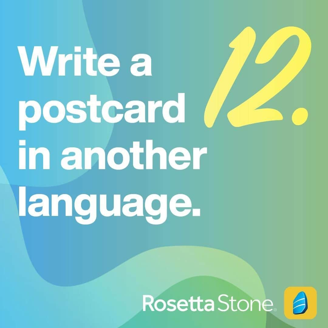 Rosetta Stoneさんのインスタグラム写真 - (Rosetta StoneInstagram)「Signed, sealed, delivered ✅ (and find a postcard ready to go in our IG Story!) . . . #summer #bucketlist #challenge #postcard #languages #writing #mail #learnlanguages」8月20日 5時59分 - rosettastone