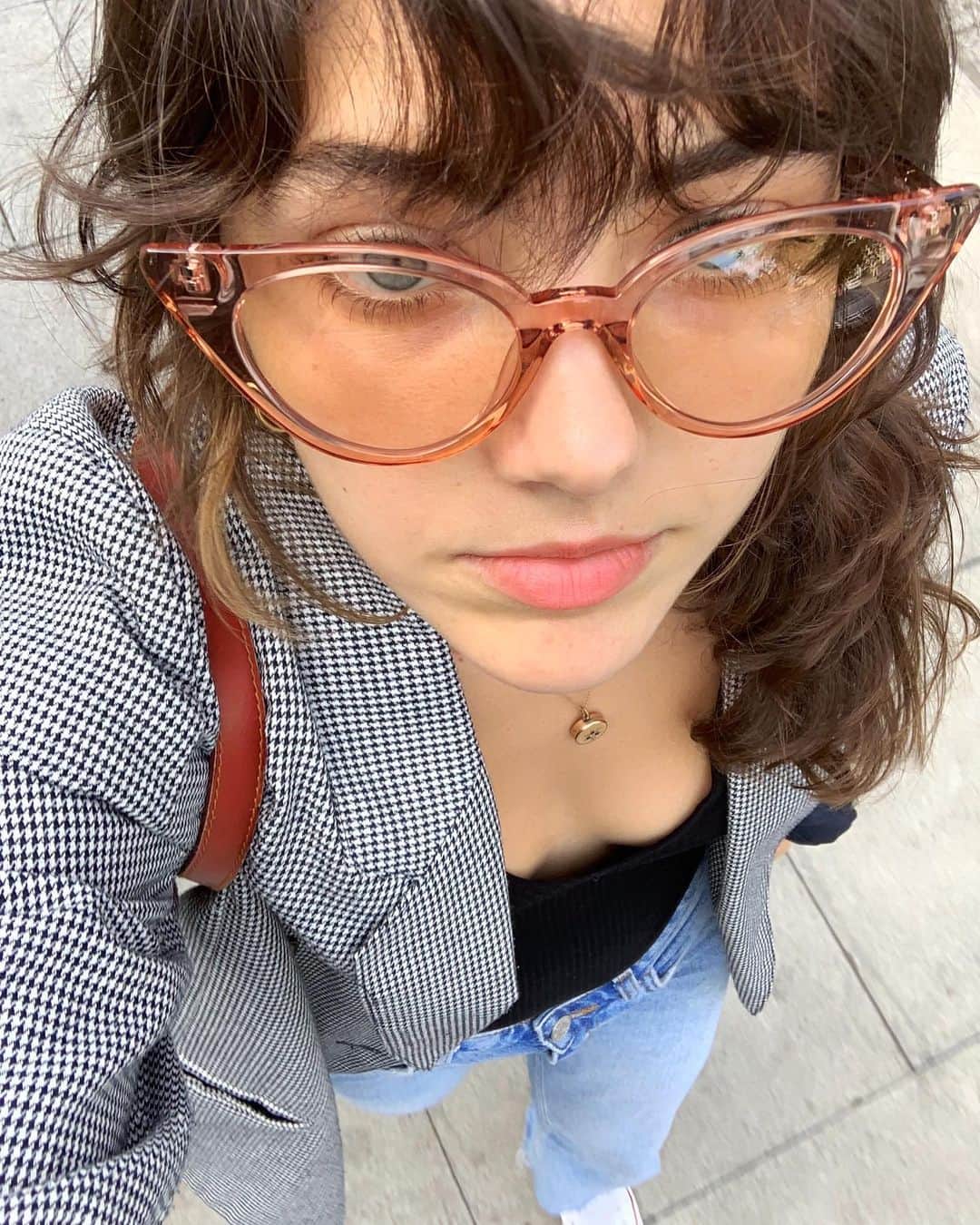 のインスタグラム：「It’s always a good day when these glasses find their way onto my head」