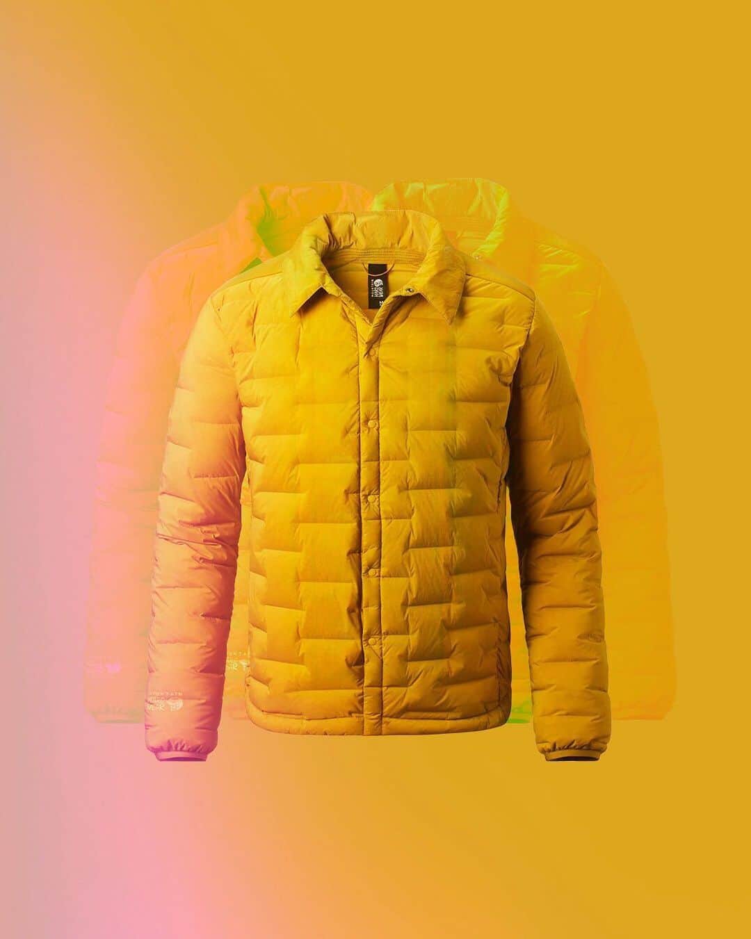 マウンテンハードウェアのインスタグラム：「There’s a time and place for the puffy made with stitches and glue. Or you could just wear the Super/DS™ all the time. It forms baffles from a single stretch fabric—which means more breathability and flexibility, less cold spots and down migration.」