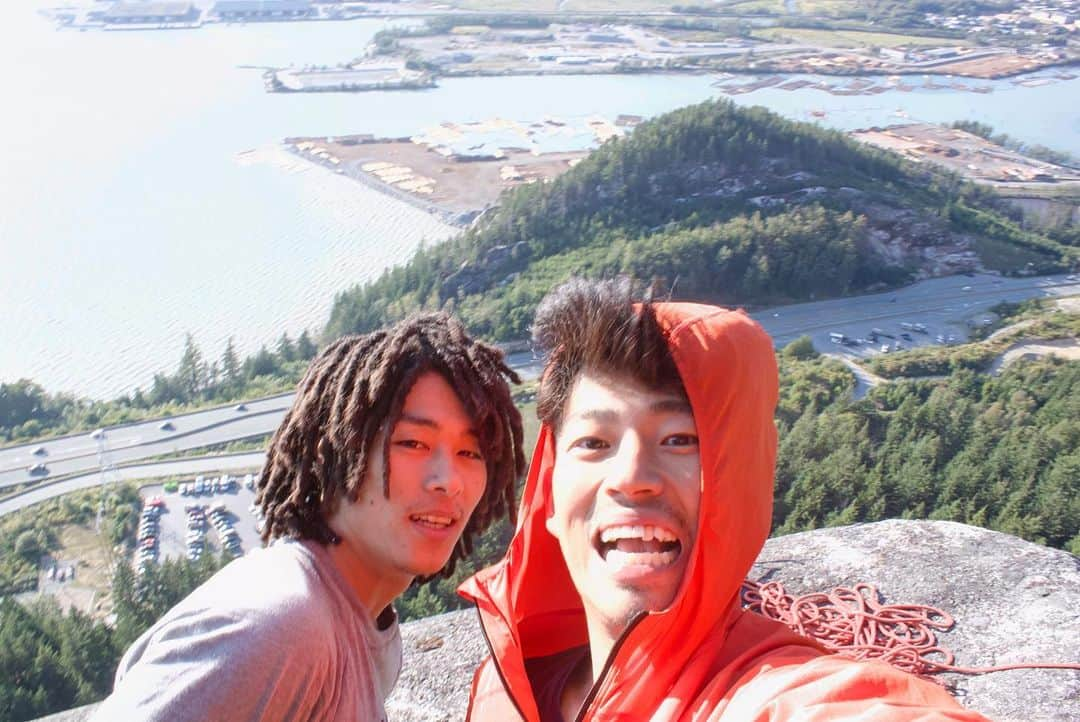 一宮大介さんのインスタグラム写真 - (一宮大介Instagram)「I enjoy in Squamish with @eiji_614  The another climbing style makes me psyched as well.  @mountainhardwear.jp @evolv_japan @latticetraining @frictionlabs @up.athlete @cannapresso_jp」8月20日 7時16分 - daisukeichimiya