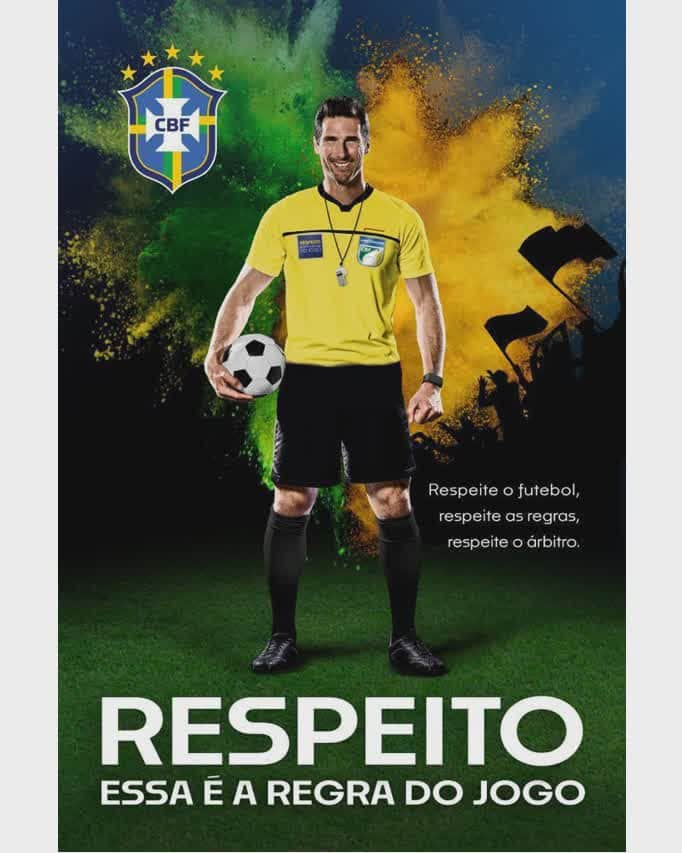 サッカー ブラジル代表チームさんのインスタグラム写真 - (サッカー ブラジル代表チームInstagram)「CBF lançou hoje uma campanha com o objetivo de criar um ambiente de mais respeito ao trabalho dos árbitros, responsáveis por aplicar a regra do jogo. ⠀ Confira o manifesto: ⠀ Respeite o futebol, respeite as regras, respeite o árbitro. ⠀ Futebol. O esporte que mais emociona os brasileiros e une todas as torcidas numa mesma paixão. A cada partida, jogadas maravilhosas reafirmam o talento de nossos jogadores e transformam o esporte em um espetáculo emocionante. Mas é preciso que haja ordem, critério, limites e, sobretudo, regras que garantam partidas bonitas e justas. Devemos celebrar nossos jogadores e devemos valorizar nossos árbitros. São eles que garantem a harmonia e o profissionalismo do nosso futebol. Em troca, eles merecem uma coisa da gente: Respeito.」8月20日 8時25分 - cbf_futebol