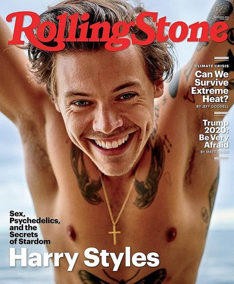 Just Jaredさんのインスタグラム写真 - (Just JaredInstagram)「@harrystyles is on the cover of @rollingstone’s new issue, on newsstands September 3! #HarryStyles #RollingStone Photo: @ryanmcginleystudios」8月20日 8時29分 - justjared