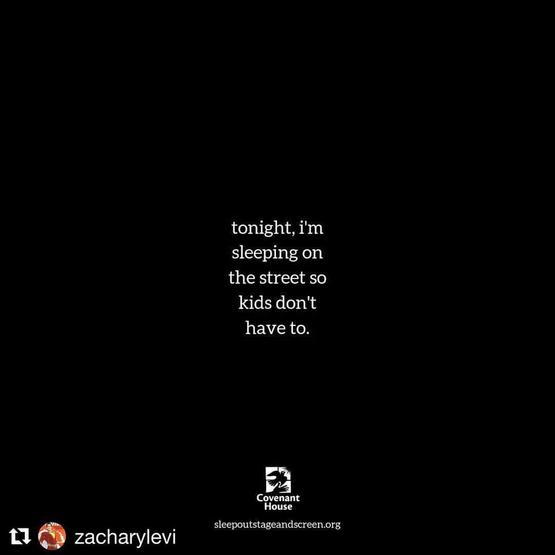 アイシャ・タイラーさんのインスタグラム写真 - (アイシャ・タイラーInstagram)「Go @zacharylevi. ・・・ Last year, @rachelbrosnahan invited me to be a part of what turned out to be one of the most powerful experiences I’ve had in my life. Tonight, I’ll be doing it again. To spend one night, just one, sleeping outside, on cardboard and concrete, is quite empathy building. Just in the US, every year, millions of teens are struggling thru a life of homelessness. It’s not okay. But, there are those who are actively fighting for these lives. @covenant_house is an incredible organization determined to not just solve the problem of youth homelessness, but also help mend the hearts, minds, and bodies of these young folks, and give them more than a fighting chance at living full, happy, productive lives. Tonight, I’m sleeping out so that they won’t have to, and I’d love your support in this mission if it’s something you feel led to do. 🙏 Link in bio.」8月20日 9時00分 - aishatyler