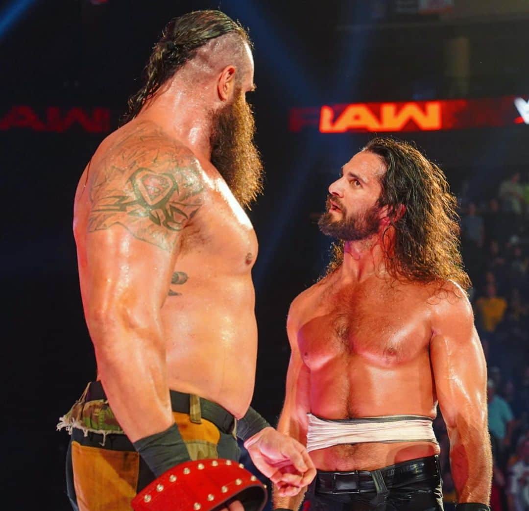 WWEさんのインスタグラム写真 - (WWEInstagram)「The NEW #RAW Tag Team Champions!! @wwerollins and #BraunStrowman make a great team... but for how long?  #AndNew」8月20日 12時07分 - wwe