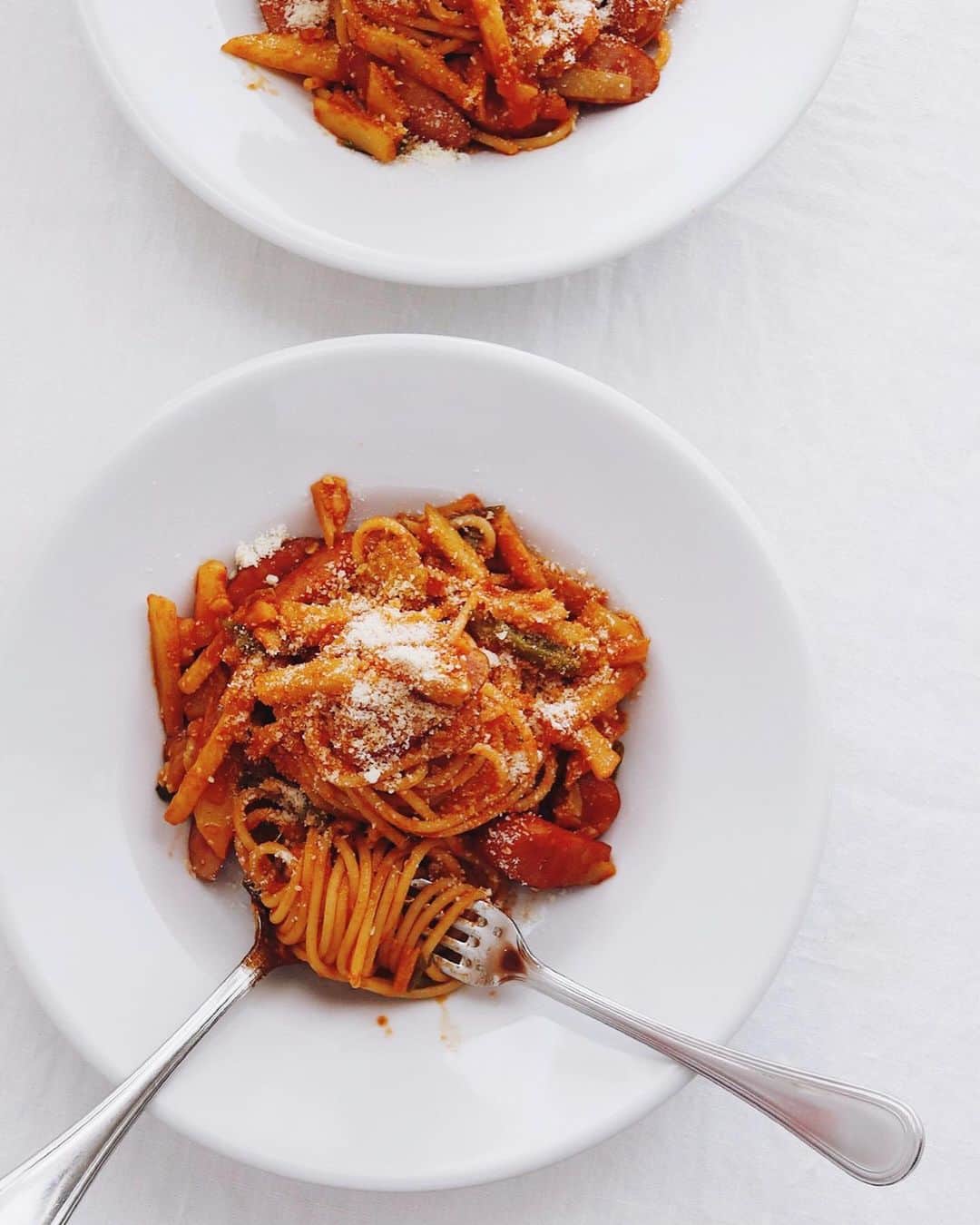 樋口正樹さんのインスタグラム写真 - (樋口正樹Instagram)「Spaghetti 🍝 . お昼にナポリタン、 ジャガイモ入りも なかなかイケます。 . . #ナポリタン # #スパゲッティ #パスタ部 #バリラ #spaghetti #pastalover #lovepasta #🍝」8月20日 12時26分 - higuccini