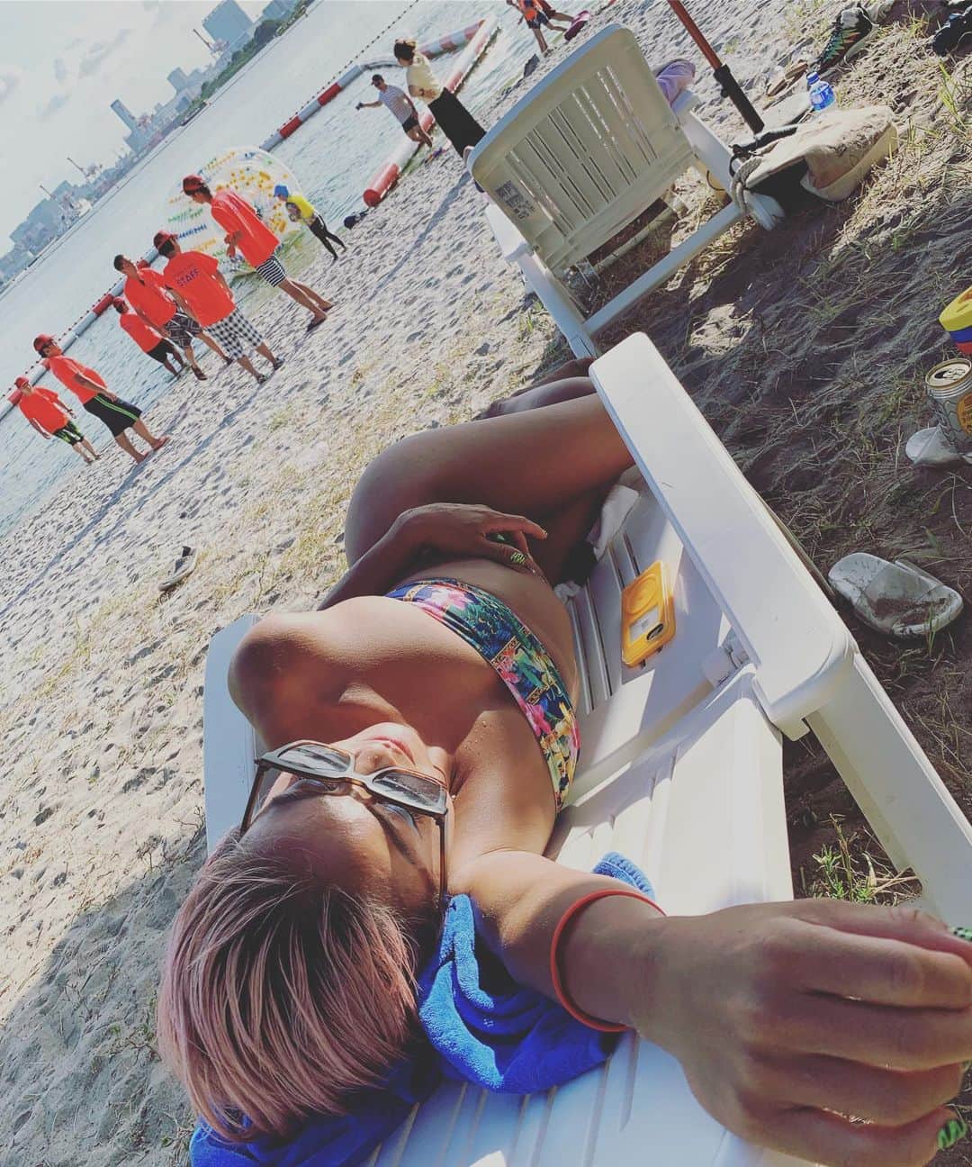 Nazukiさんのインスタグラム写真 - (NazukiInstagram)「2019.SUMMER🏝🏝🏝 レンとの夏の思い出⭐️⭐️⭐️ 家の近くのお台場海浜公園にて海開きしていたので行ってきました‼️ 波なくて、綺麗になってるし、遊具も全部無料で最高👍👍👍 スイミングスクールに行ってるおかげで、成果出て泳いでいた👏🏻 お友達のJとも行けてすごい楽しんでいたし✨✨ ママもたくさん遊んで、昼寝までできて、レンと泳いで楽しかったー😍  #mama #mamalife #summer #2019summer #beach #お台場海浜公園 #海開き #子供と夏  #一児のママ #シンママ #男の子ママ」8月20日 22時46分 - nazuki_08