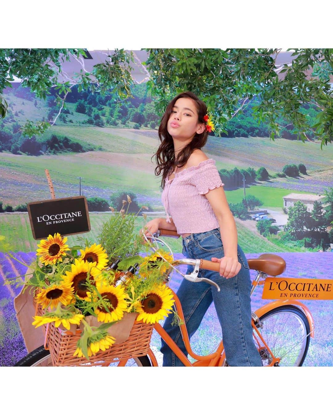 佐原モニカさんのインスタグラム写真 - (佐原モニカInstagram)「Thank you Loccitane🌻 ファイブハーブス 、いい香りでサラサラになるよ〜 #天使の輪 ＃ロクシタン #PR」8月20日 23時38分 - moni_saha