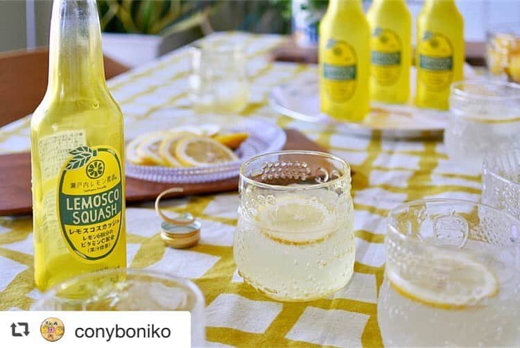瀬戸内レモン農園さんのインスタグラム写真 - (瀬戸内レモン農園Instagram)「. @conyboniko様ありがとうございます！ レモスコスカッシュは刺激的なすっぱ辛さが特徴的です🍋⚡️ . . 2019/06/18 火 #ヤマトフーズ さんから頂いた #レモスコスカッシュ 。 ＊ 長男が「わぁい！」って勢い良く飲んだら 盛大にむせっちゃって みんなで大笑い🤣🤣🤣 ＊ 幸せだなぁと思った日曜の午後でした。 ＊ ＊ 今日もほんっと暑くて 冷たいもの飲みたくなりますねー😙 ＊ #日曜日はまだビニールクロス買ってなかった👀 #PR #瀬戸内レモン農園 #フルッタ #カステヘルミ #レモン #🍋」8月20日 15時07分 - yamatofoods