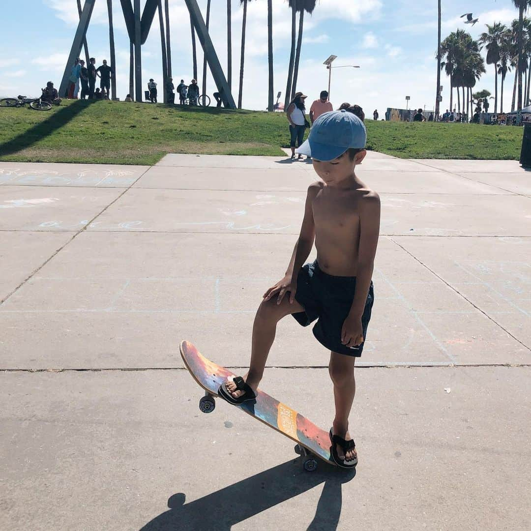 西山美希子さんのインスタグラム写真 - (西山美希子Instagram)「Venice beach!!!!!! #summerbreak #la #venicebeach」8月20日 15時26分 - mariaclove