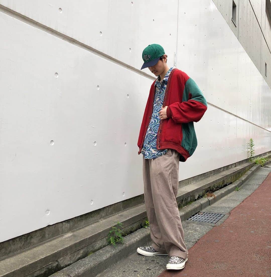 birthdeathさんのインスタグラム写真 - (birthdeathInstagram)「★Men's New Arrival★  90's Patagonia oriental spiral clouds print S/S shirt size XL ・ ・ 90's Color block linen and viscose blouson size XL ・ ・ 90's Rolo Ralph Lauren cotton 6 pannel cap ・ ・ ・ Vtg Gold plated necklace ・ ・ Converse Chuck Taylor All Star 70 Cheetah Pony Hair  size 9.5 ・ ・ #birthdeath #vintage #vintagepatagonia  #tattoo  #vintagepolo #fashion #shibuya #tokyo」8月20日 15時47分 - birthdeath_tokyo