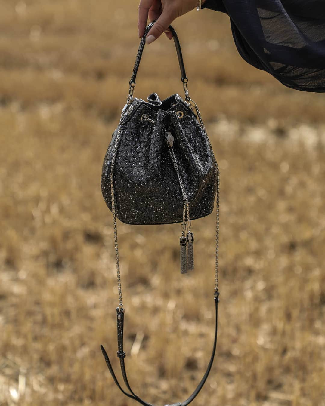 Mariko Kuoさんのインスタグラム写真 - (Mariko KuoInstagram)「Bag of dreams and it also glows in the dark ✨🌘🌙🌾 @bulgariofficial #bulgariserpenti」8月20日 16時27分 - marikokuo