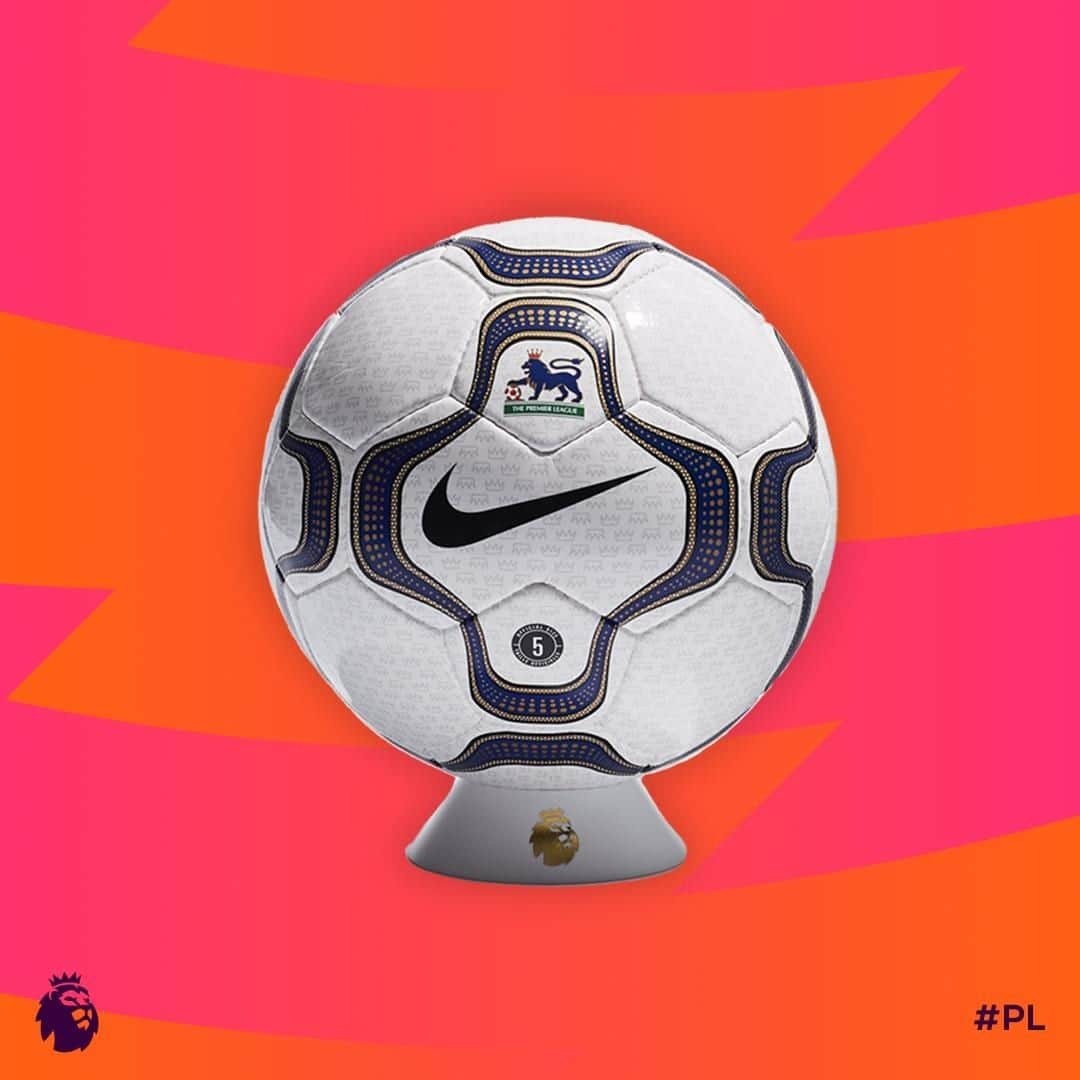 プレミアリーグさんのインスタグラム写真 - (プレミアリーグInstagram)「2️⃣0️⃣ years ago @nikefootball introduced their first #PL ball,  the Nike Geo Merlin 😍  To celebrate 20 years since its release, Nike have released 600 limited-edition balls  Who's the first player you think of when you see it?  #PL #PremierLeague」8月20日 17時10分 - premierleague