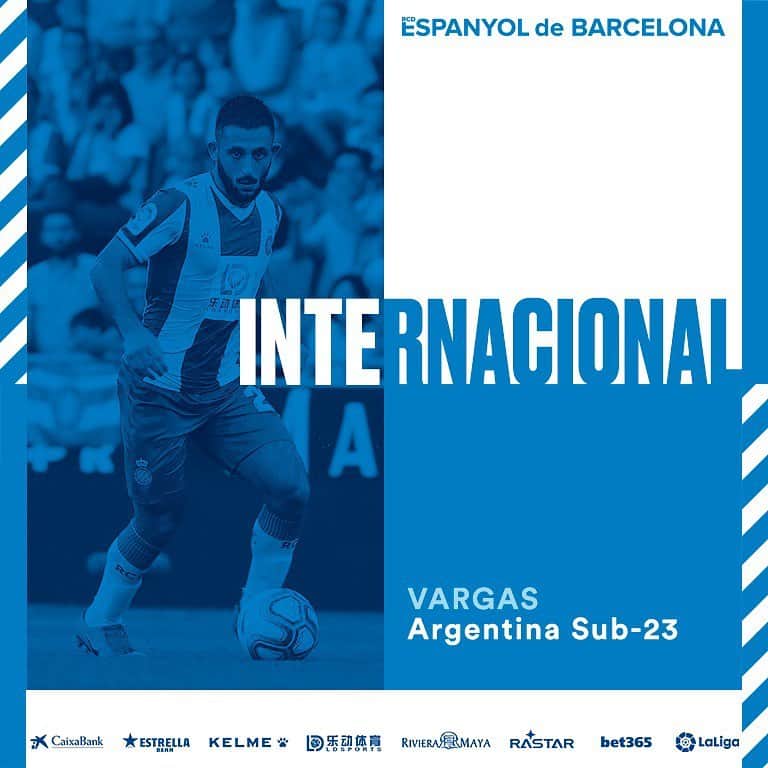 RCDエスパニョールさんのインスタグラム写真 - (RCDエスパニョールInstagram)「@mativargass26, convocat amb Argentina Sub-23! Enhorabona!‬ ✅ - ‪¡Matías Vargas, convocado con Argentina Sub-23! ¡Enhorabuena!‬ ✅ - ‪Matías Vargas, called-up by the U-23 Argentinian national team! Congrats!‬ ✅ - ‪马蒂亚斯·巴尔加斯入选阿根廷U23国家队！恭喜！‬✅ - ‪#RCDE | #Volem | #EspanyoldeBarcelona」8月20日 17時56分 - rcdespanyol