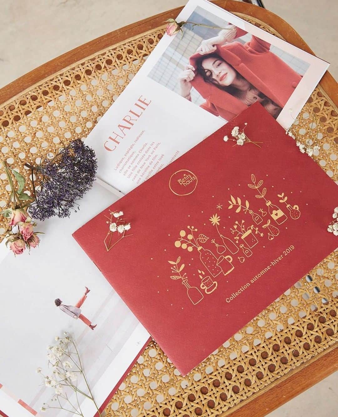 のインスタグラム：「Les nouveaux catalogues sont arrivés ! ⁠Tous les thèmes de la saison vous y sont dévoilés ! 🤫⁠ ⁠ ⁠ #despetitshauts #nouvellecollection  #automnehiver19 #inspiration #moodboard⁠」