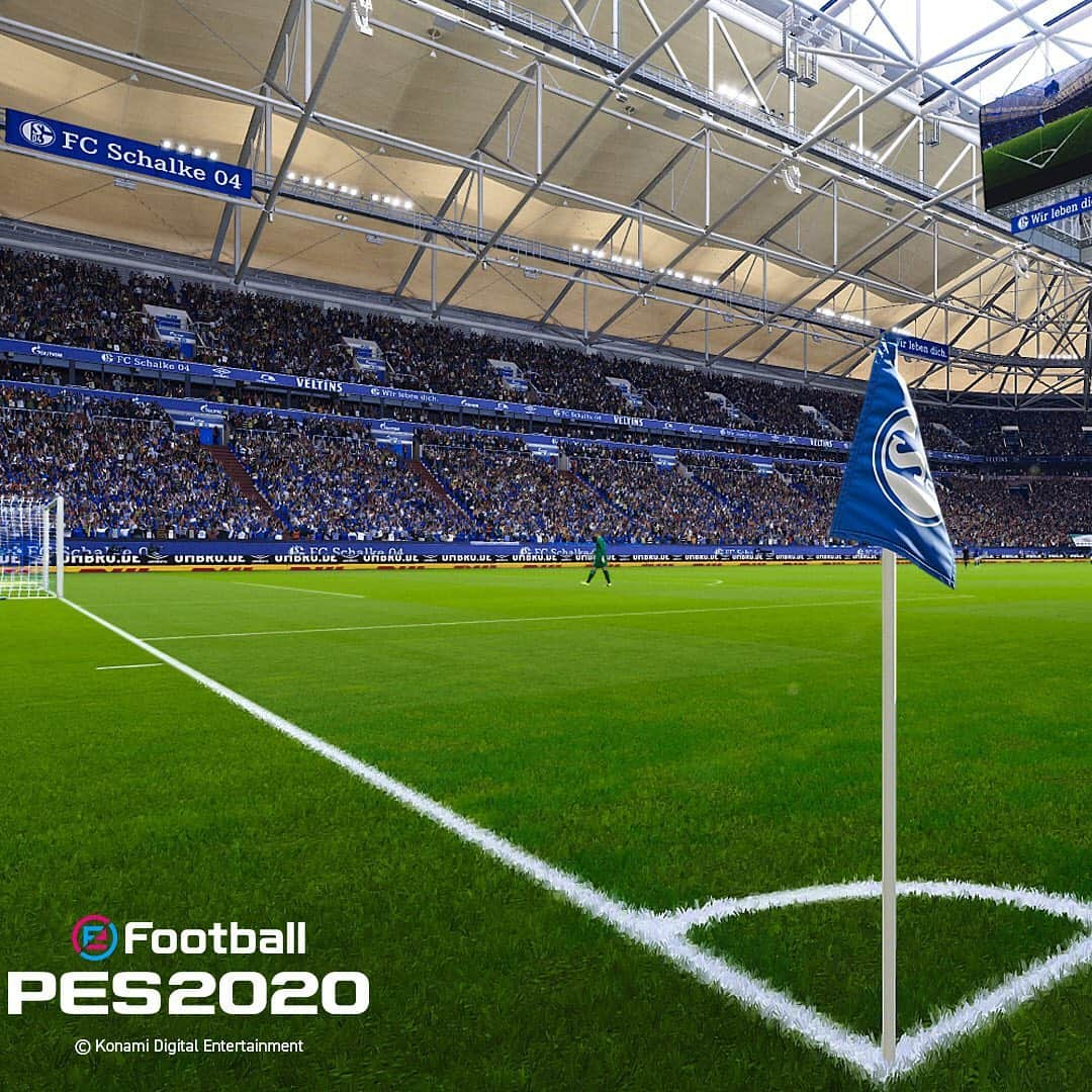 シャルケ04さんのインスタグラム写真 - (シャルケ04Instagram)「Realistischer als je zuvor: die @veltins_arena in #eFootballPES2020! 🤩 Wir können es kaum erwarten! Launch am 10. September! 🔜 . . The VELTINS-Arena looks better than ever before in #eFootballPES2020! 🤩 We can‘t wait to see you all enjoy playing with the S04 boys in game when it launches on September 10th! 🔜 . . #Schalke #S04 @officialpes #Stadium #Football #Soccer #eFootball #eSoccer #VELTINSArena #WirLebenDich #🔵⚪️」8月20日 20時11分 - s04