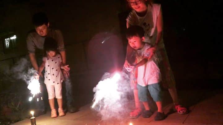 山上紗和 のインスタグラム：「#夏の思い出 #花火 #🎇」