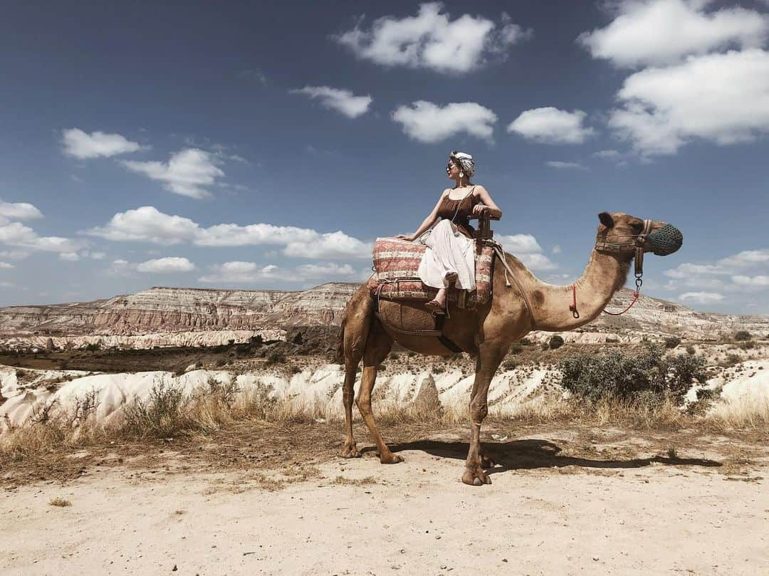 仲村美香さんのインスタグラム写真 - (仲村美香Instagram)「Camel🐫 ・ ・ ・ #カッパドキア#トルコ#turkey#Cappadocia#ラクダ#🐫#camel#coordinate#ootd#outfit#fashion#blogger#japan#marque#marqueofficial#marqueimport#マルク#毎日コーデ#コーデ#ファッション」8月20日 21時09分 - mikapu0519