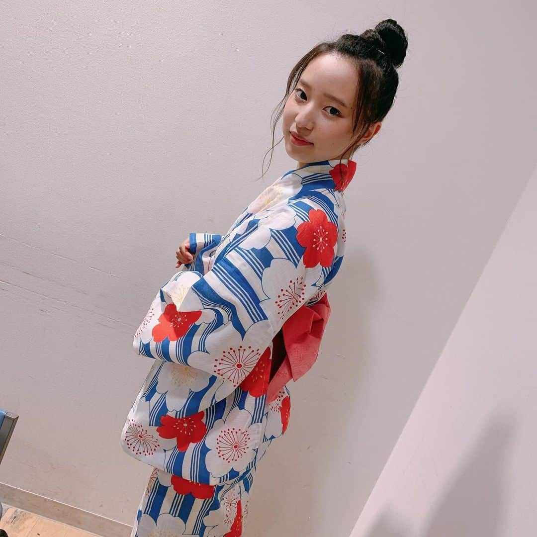 小池優奈さんのインスタグラム写真 - (小池優奈Instagram)「自分で着れた👘  #浴衣 #おだんごヘア #日本 #japan #おでこ #夏」8月20日 21時33分 - annas_yuna