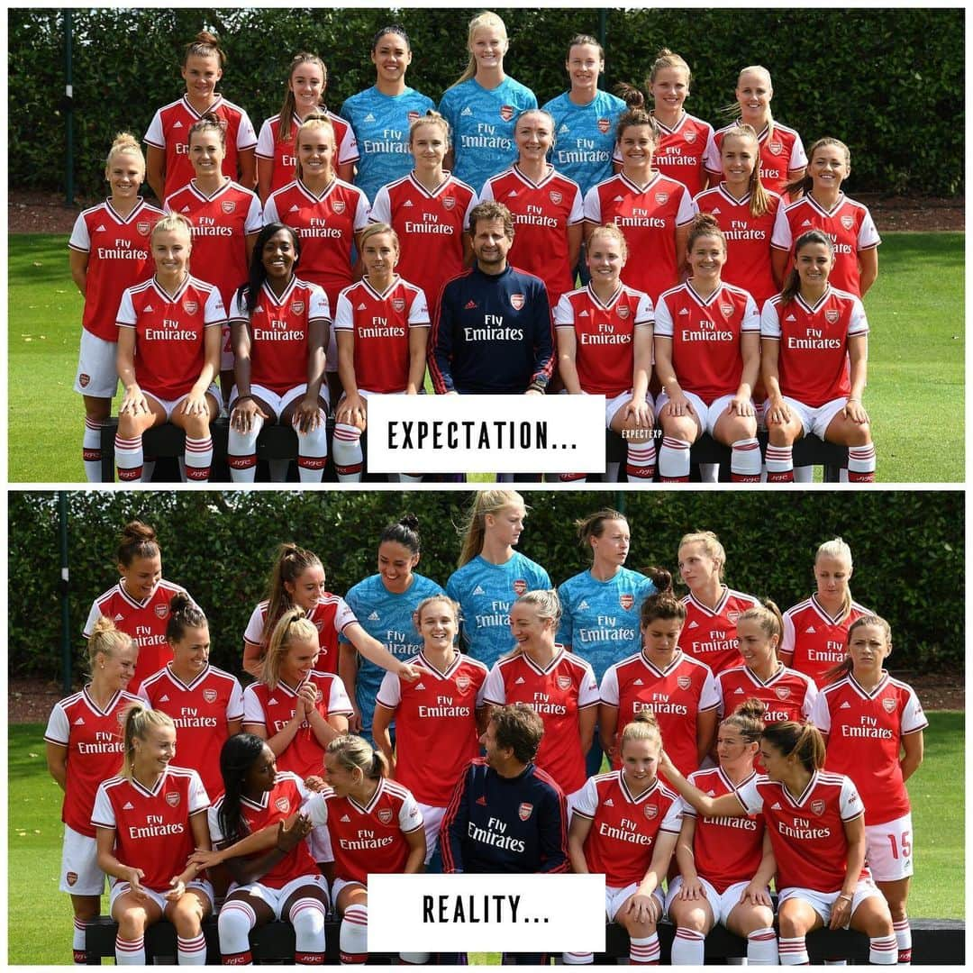 Arsenal Ladiesさんのインスタグラム写真 - (Arsenal LadiesInstagram)「The pains of photocall day 😅 #WeAreTheArsenal 📸」8月20日 21時47分 - arsenalwfc