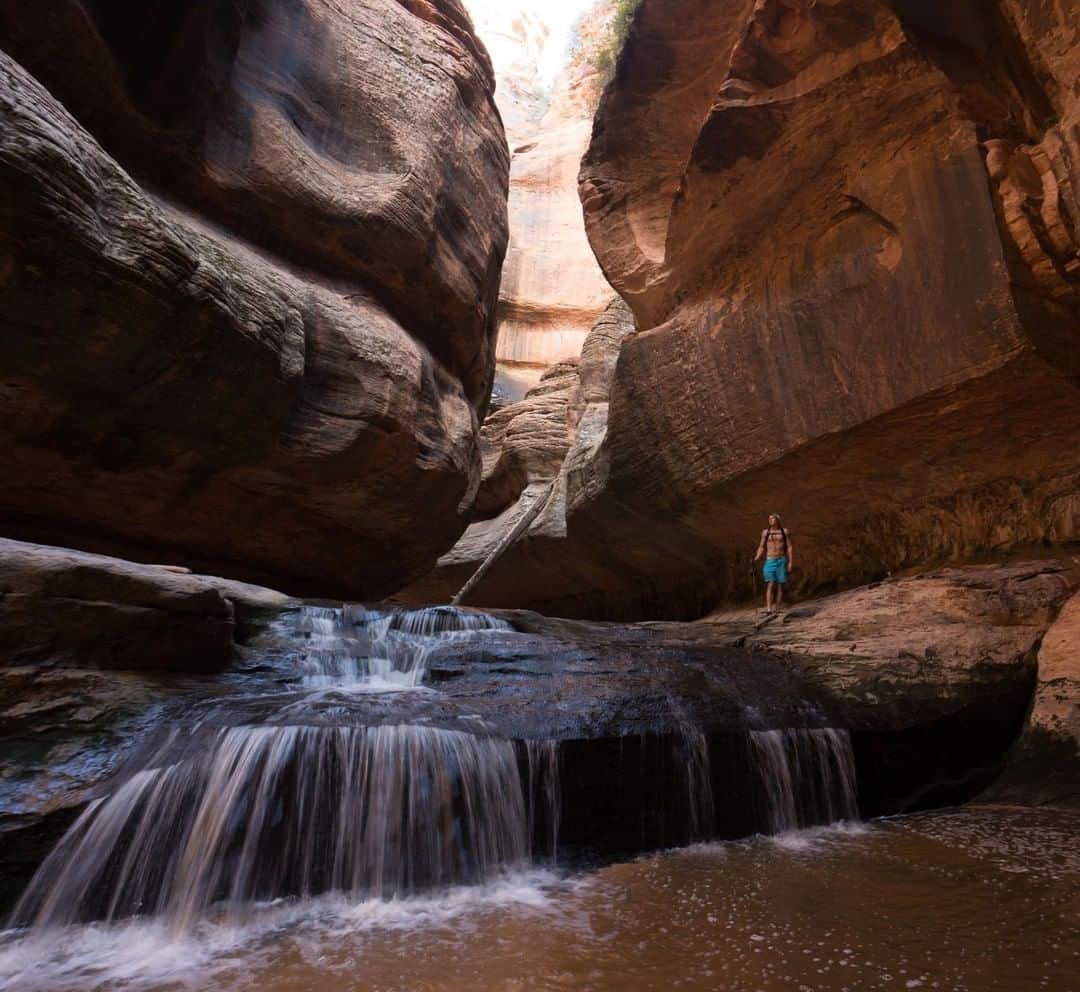 National Geographic Travelさんのインスタグラム写真 - (National Geographic TravelInstagram)「Photo by @Chrisburkard | It always amazes how much modern society reflects nature even though we often fail to realize it. It’s easy to understand why Zion National Park’s slot canyon system is called “The Subway”. Full of twisted tunnels that are all interconnected it can be navigated to take you across vast distances in an efficient manner. Today, this is the same system exists in almost every major city in the world. The only difference is that in this case, nature beat us by about 150 million years. It's a reminder we still have a lot to learn from the planet and its natural processes.」8月20日 22時05分 - natgeotravel