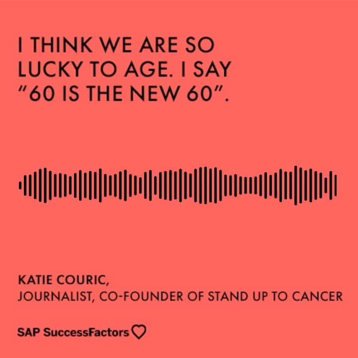 のインスタグラム：「Whether you listen to podcasts or not, if you watched TV, you know who @katiecouric is. One of the most celebrated journalists of our time sat down with me to discuss her path and share personal stories with @rmsuperwomen that she is usually on the other side of. When people talk about “peak” this is one for me. Link in bio! In partnership with @sapsuccessfactors XxRM」
