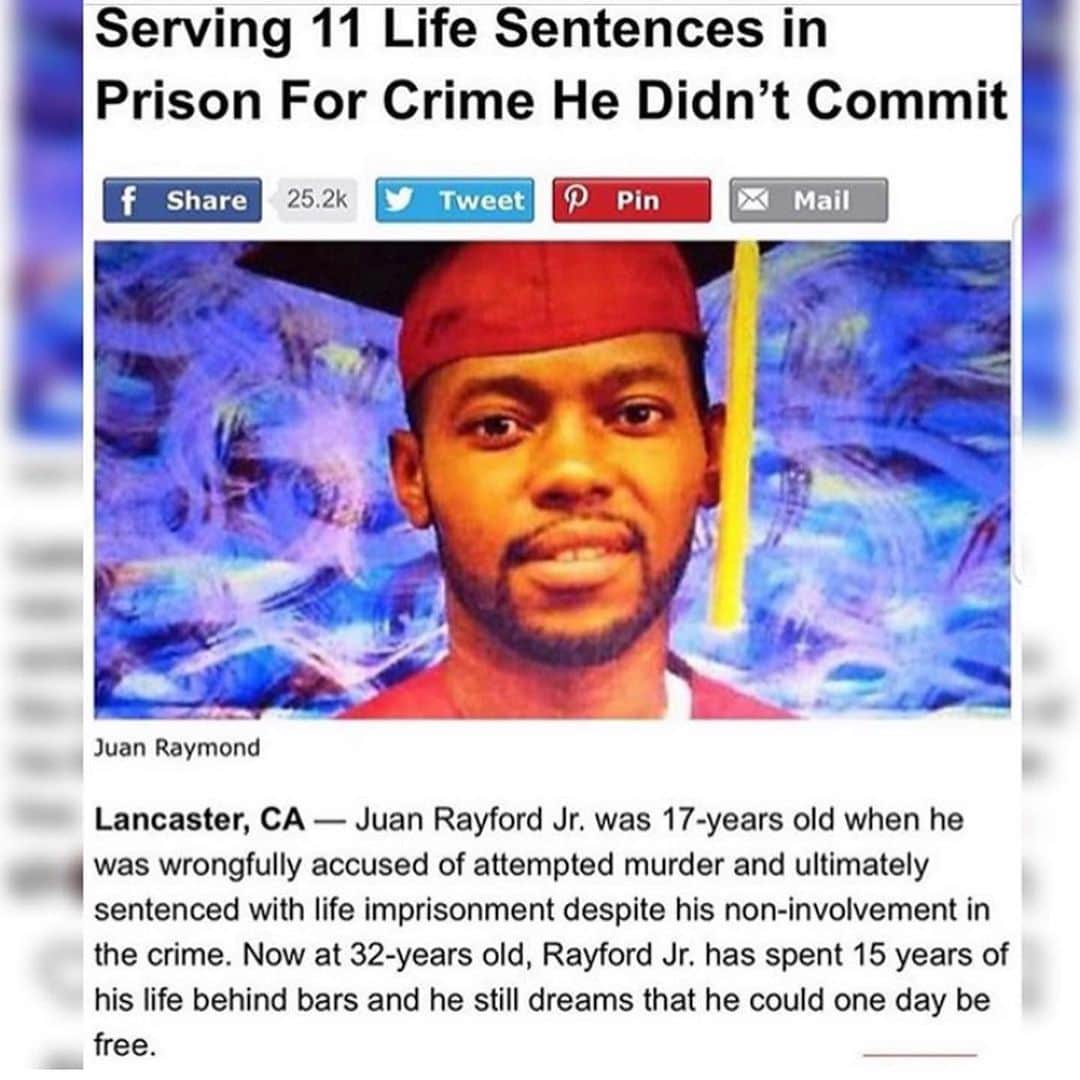 クラウディア・ジョーダンさんのインスタグラム写真 - (クラウディア・ジョーダンInstagram)「Jesus Christ.... please help our young black men being taken away and made examples of daily! Please share this!! #Repost @therealearthquake ・・・ We all know the power of social media. 11 life sentences 😦 220 years 😤 SHARE & REPOST!!!! Let's shed some 🔦 on this BS!! #JuanRayfordJr #DupreeGlass🗣」8月21日 9時12分 - claudiajordan
