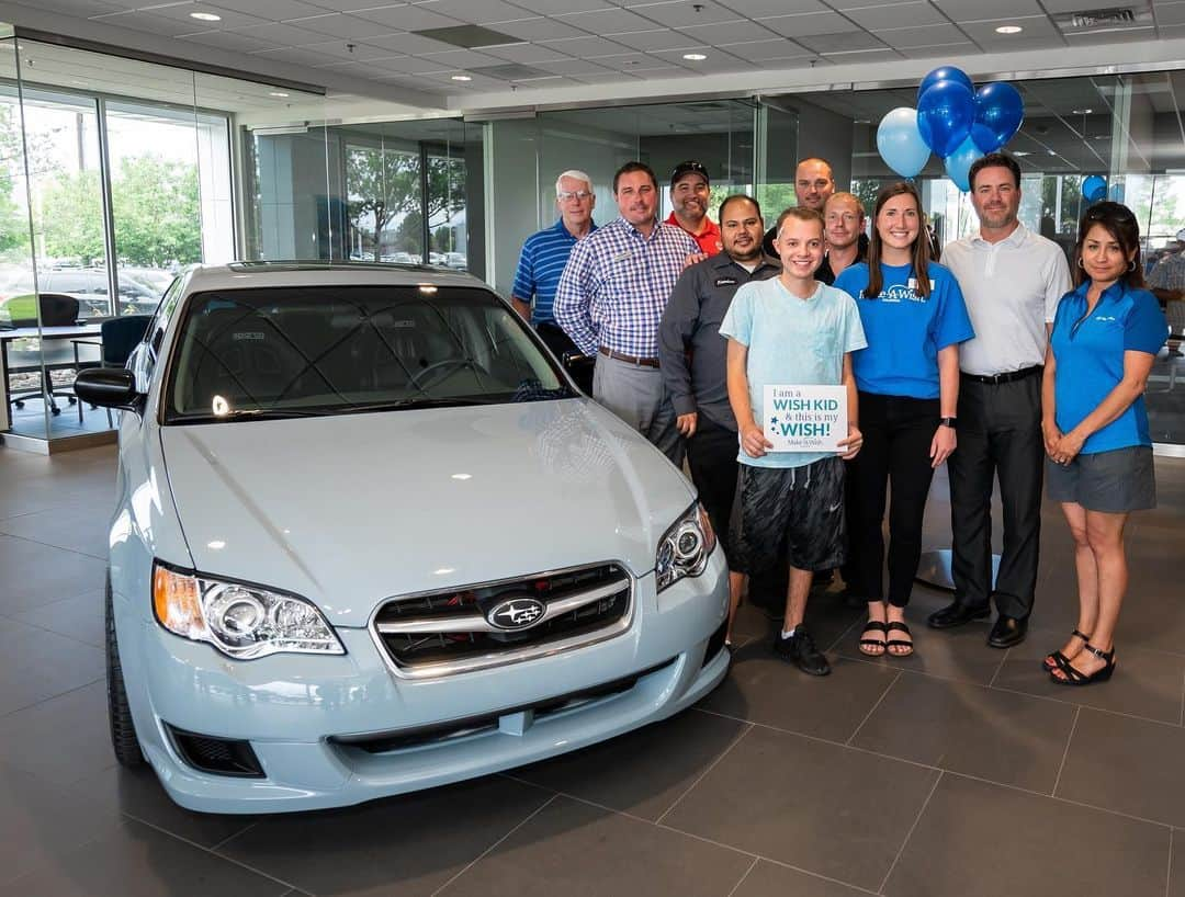 Subaru of Americaさんのインスタグラム写真 - (Subaru of AmericaInstagram)「Together through a partnership with @wishcolorado and @schompsubaru, we granted 18-year-old Ryan’s wish to have his 2008 Subaru Legacy restored and customized. Since 2011, Subaru of America has partnered with Make-A-Wish® to grant wishes for children with critical illnesses. Through our Share the Love® Event, we have granted 2,200 wishes that wish kids and their families will cherish for a lifetime. To learn more about our #SubaruLovesToCare initiative, visit subaru.com/loves-to-care.」8月21日 0時56分 - subaru_usa