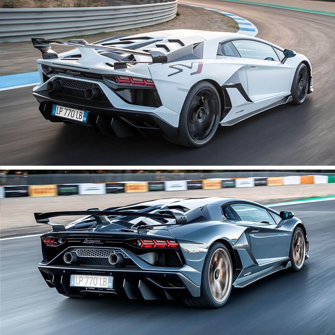 のインスタグラム：「Perfection needs selection. So, Lamborghini Lovers, which one is your favorite Aventador SVJ?  #Lamborghini #AventadorSVJ #ColorItUnique」