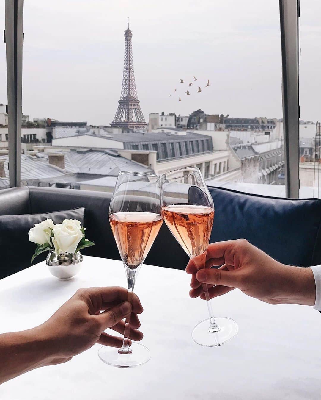 のインスタグラム：「When life calls for a toast, @thepeninsulaparis’s L’Oiseau Blanc offers a picture perfect view of the Eiffel Tower to go along with it. 📸: @alexpreview. #penmoments . . . . . . #peninsulahotels #luxuryhotels #luxuryhotelexperience #luxurytravel #travel #beautifuldestinations #welltraveled #traveldiaries #jetset #jetsetter #hotel #hotellife」