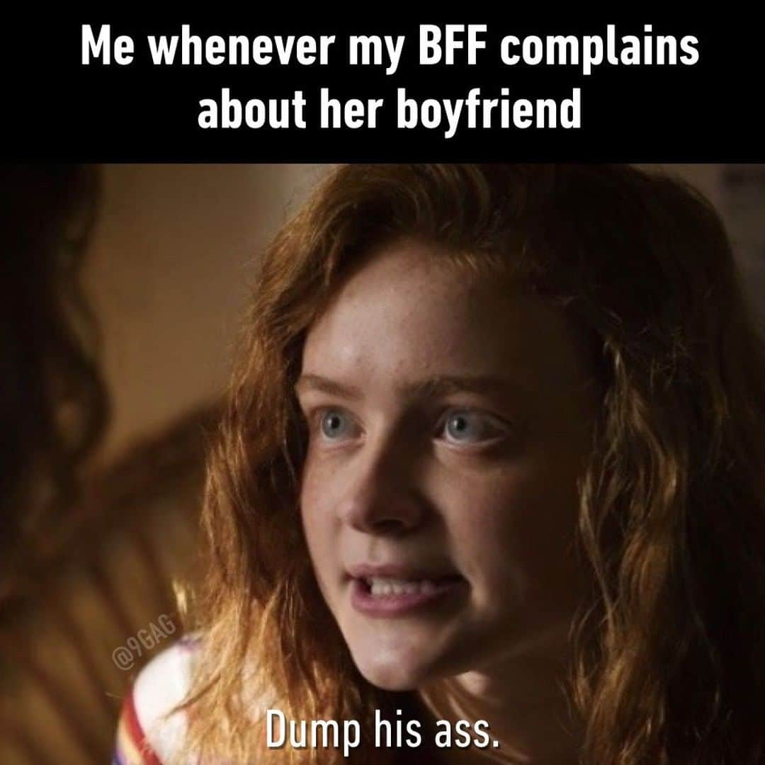 9GAGさんのインスタグラム写真 - (9GAGInstagram)「There's more to life than stupid boys, you know⠀ #strangerthings #bff #boyfriend #9gag」8月21日 2時01分 - 9gag