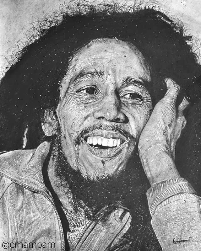 ボブ・マーリーさんのインスタグラム写真 - (ボブ・マーリーInstagram)「“Love conquers loneliness.” #bobmarleyquotes . ✏ by @emampam_arts _____ Want your artwork featured on our socials? Post your original pieces here on IG tagged #bobmarleyart and we'll keep sharing our favorites!」8月21日 2時01分 - bobmarley