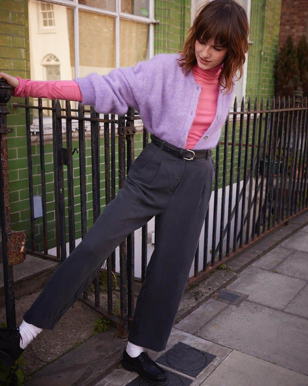 アメリカンビンテージのインスタグラム：「London - Hackney @angele_metzger 🌷 #americanvintage #FW19 #fallwinter19 #comingsoon」