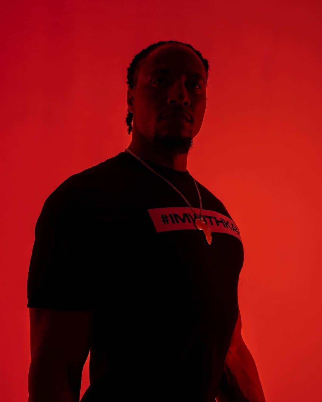 コリン・キャパニックのインスタグラム：「‪Eric Reid - The Right to Be Courageous‬  Thank you @e_reid35 for representing the @yourrightscamp pillar - The Right To Be Courageous! Keep showing us what courage looks like in action! Love you Brother!✊🏾」