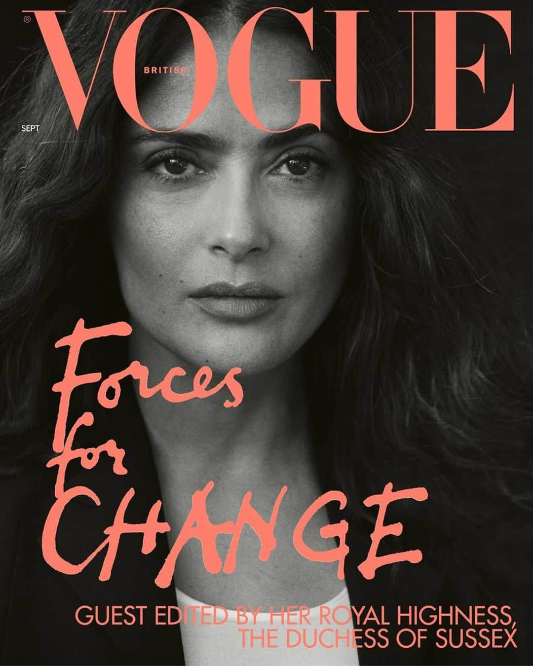 ピーター・リンドバーグさんのインスタグラム写真 - (ピーター・リンドバーグInstagram)「Salma Hayek Pinault, women's rights advocate, actor and producer #ForcesForChange #BritishVogue #SalmaHayek #LindberghStories #septemberissue - Video directed & edited by @kloss_films」8月21日 3時53分 - therealpeterlindbergh