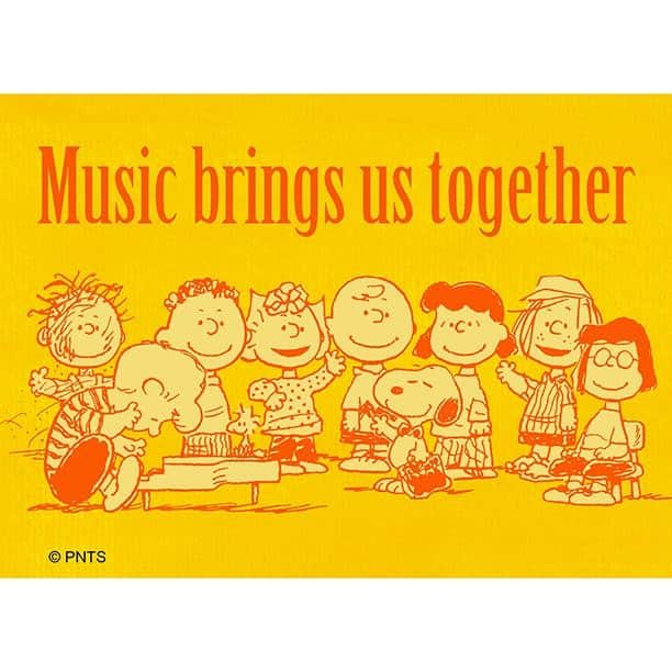 スヌーピーさんのインスタグラム写真 - (スヌーピーInstagram)「Music brings us together 🎶」8月21日 4時42分 - snoopygrams