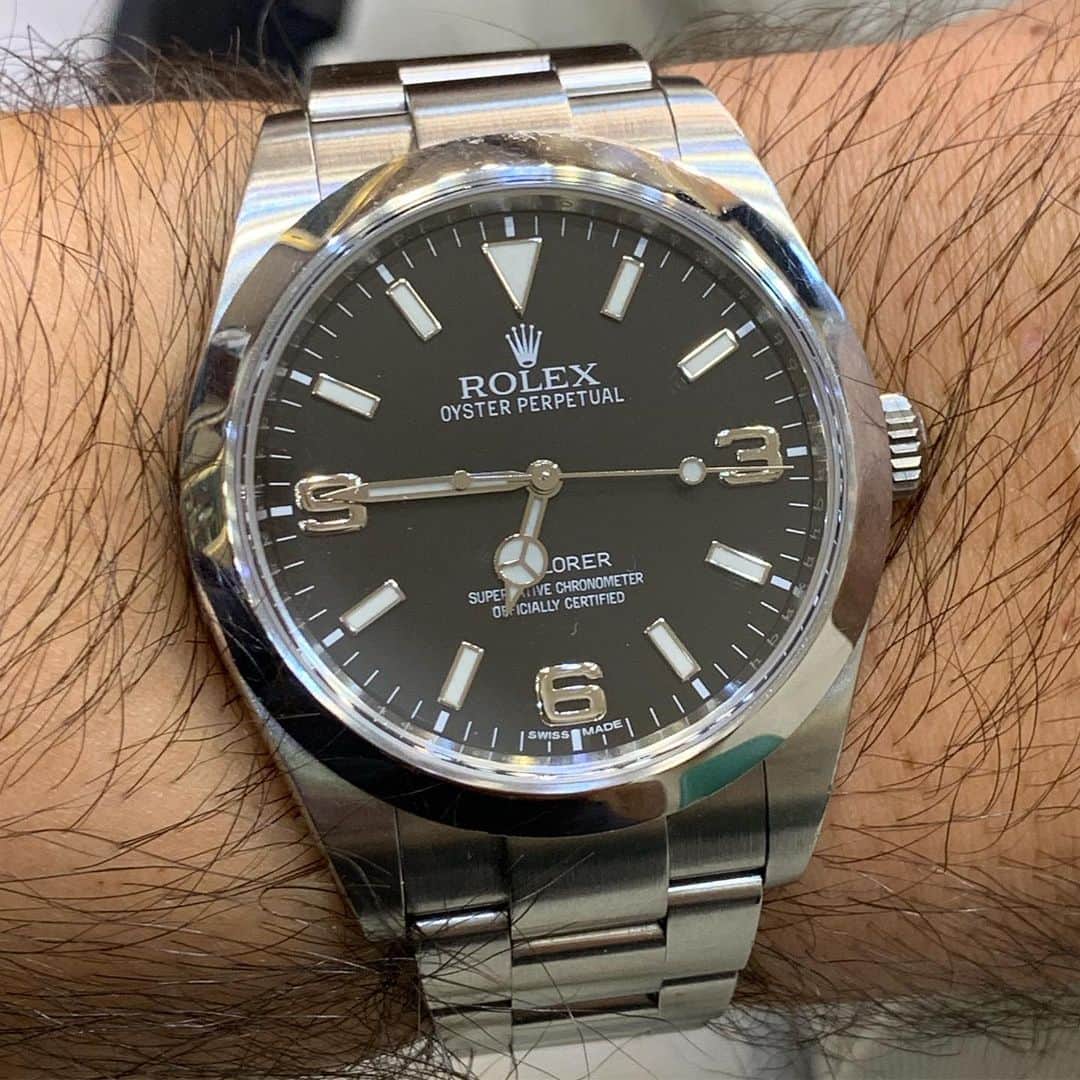 WATCHMANIAさんのインスタグラム写真 - (WATCHMANIAInstagram)「Underrated, but perfect. #rolexexplorer」8月21日 4時42分 - watchmania