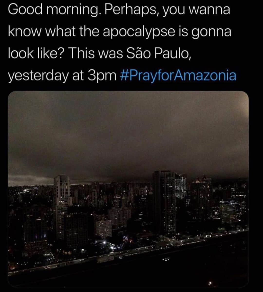 ティモシー・サイクスさんのインスタグラム写真 - (ティモシー・サイクスInstagram)「Repost from @karmagawa @mikeholston The AMAZON RAINFOREST has been burning for 3 weeks.....WTF! We are on the verge of losing it completely if the fire isn’t put out soon! The loss of trees, the loss of biodiversity is what is accelerating climate change...and yet nobody is saying a word! Nobody is doing anything for our largest rainforest in the world! Nobody is doing anything for some of the most beautiful people in the world, nobody is doing anything for the incredible animals there either! Mother Nature is angry with us…so we all need to wake up ASAP before we suffer some major consequences due to our irresponsible behavior and inaction so spreading awareness to everyone RIGHT NOW is crucial to saving the rainforest from destruction! News/media outlets are quick to cover political controversy and negative stories, but won’t talk about this urgent issue so we must all use our social media platforms and send them this post and when they get enough emails, DMs and messages about this story they will be FORCED to cover it and then the world will finally see what’s happening RIGHT NOW! Please share this post with any news media you follow and with ALL your followers and tell them to share it too…let’s all do what we can to get the word out ASAP and it’s also important to pray for Brazil too 🇧🇷 WE MUST SAVE THE RAINFOREST BY WORKING TOGETHER!! #prayforbrazil #prayforamazonia #savetherainforest #karmagawa」8月21日 5時02分 - timothysykes