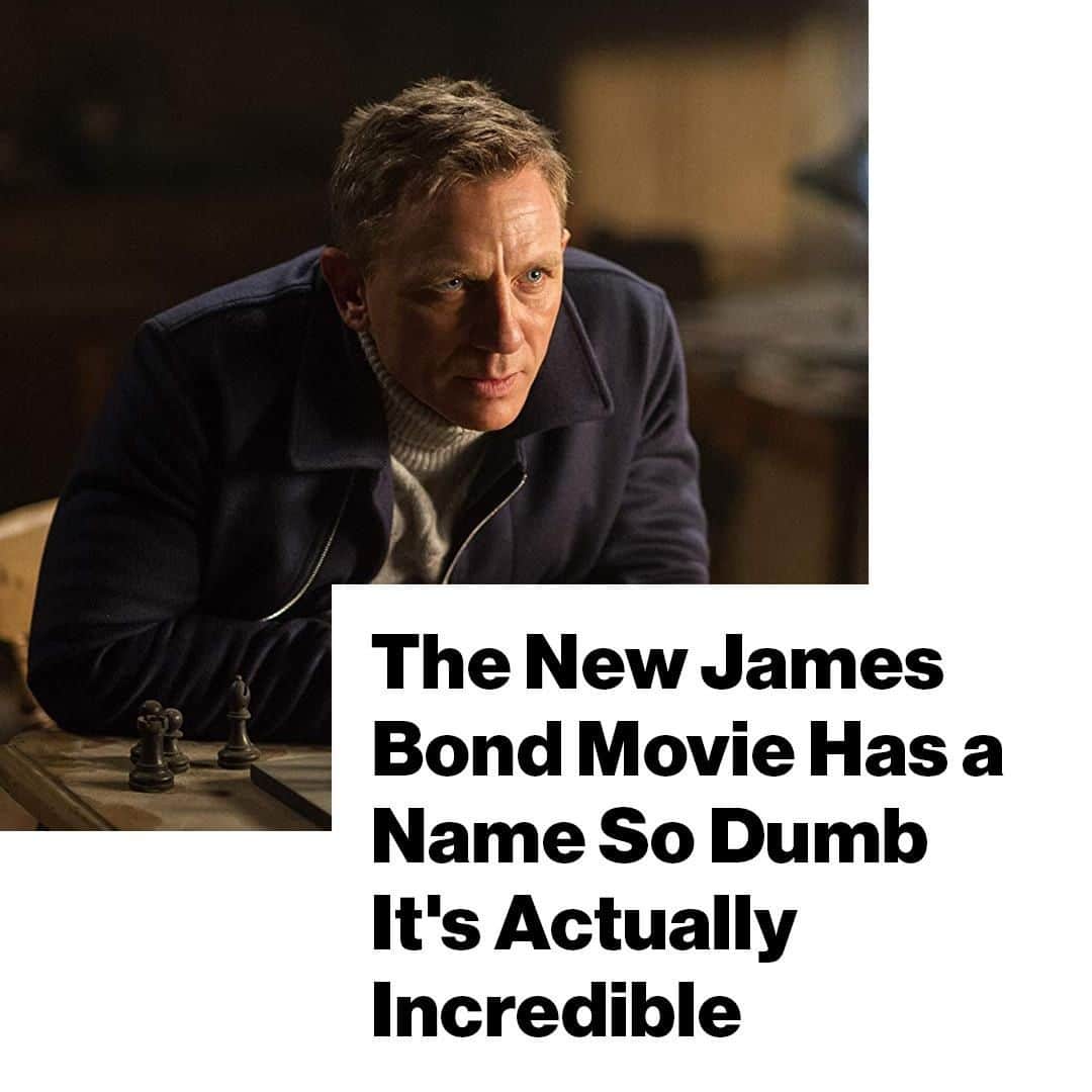 VICEさんのインスタグラム写真 - (VICEInstagram)「The new James Bond movie is going to be Daniel Craig's last, which means there's a lot of pressure on the Powers That Bond to give it a really good name. The name of this movie is somehow even dumber than its old working title, Shatterhand, whatever that was supposed to mean. Link in bio. 📸 Still from 'Spectre' via MGM / Columbia Pictures」8月21日 6時30分 - vice