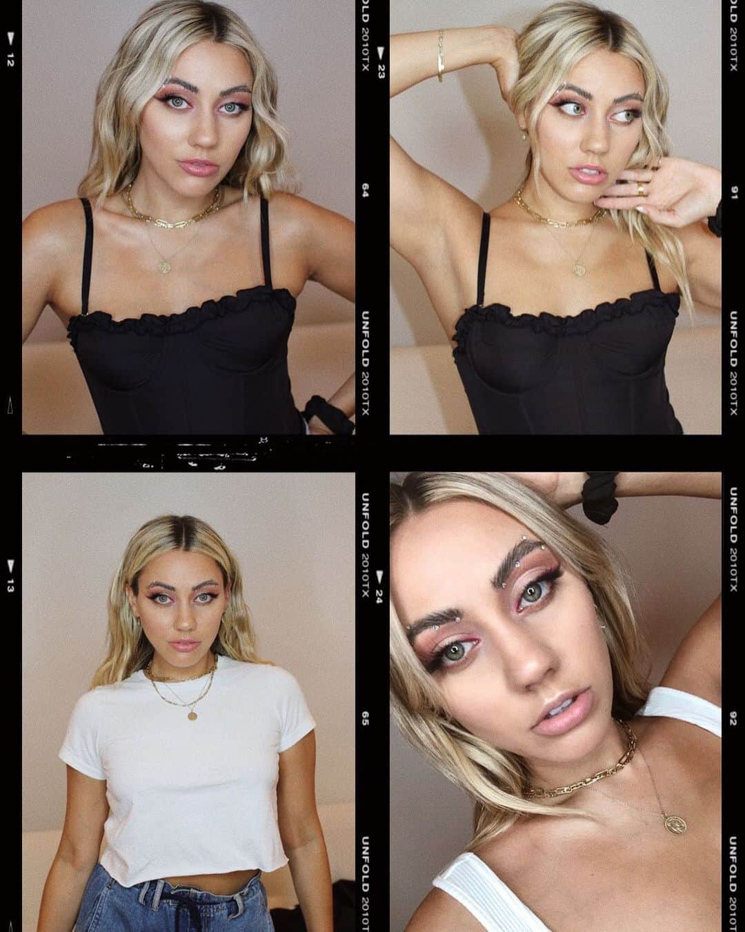 Camden Scottのインスタグラム：「Feelin euphoric...and clearly like changing my outfit three times. (Actually 4 bc I didn’t end up wearing a single one of the outfits pictured)」