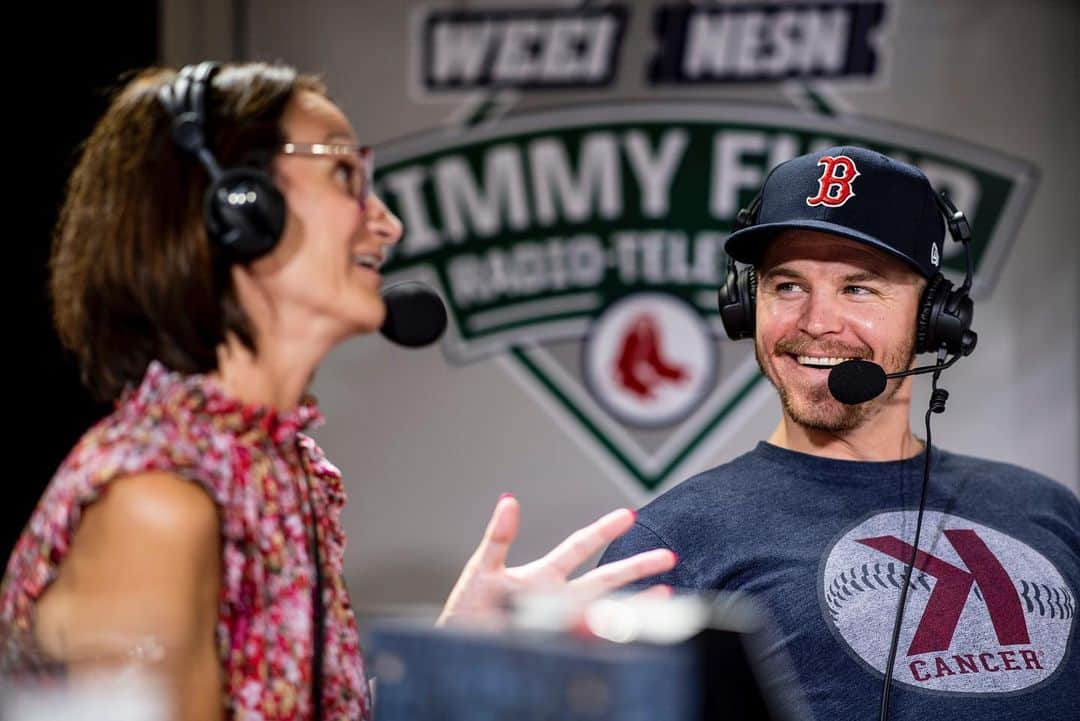 ボストン・レッドソックスさんのインスタグラム写真 - (ボストン・レッドソックスInstagram)「Welcome to the WEEI/NESN @thejimmyfund Radio-Telethon Day 1! (link in bio to #KCANCER)!」8月21日 6時40分 - redsox