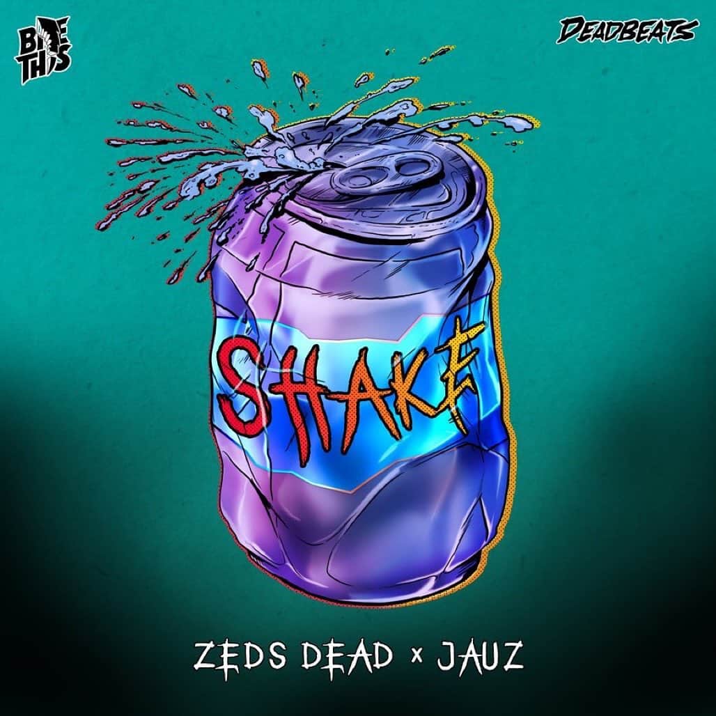Zeds Deadのインスタグラム：「SHAKE w/ @jauzofficial🥤 9.10 on @heybitethis x @deadbeats 🥤pre-save in bio」