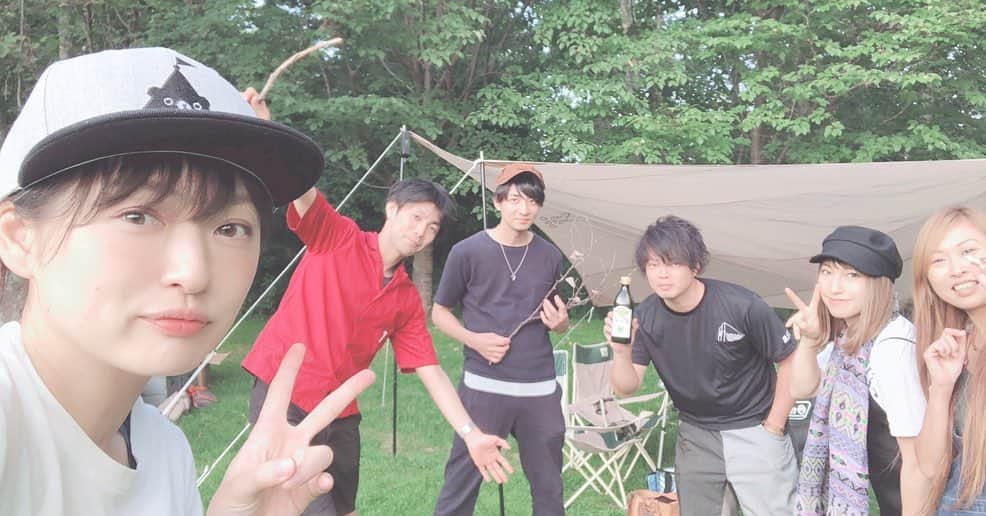 のインスタグラム：「昨日。 #Nompass  #ディキャンプ #初体験  #癒された #🧡🧡🧡」