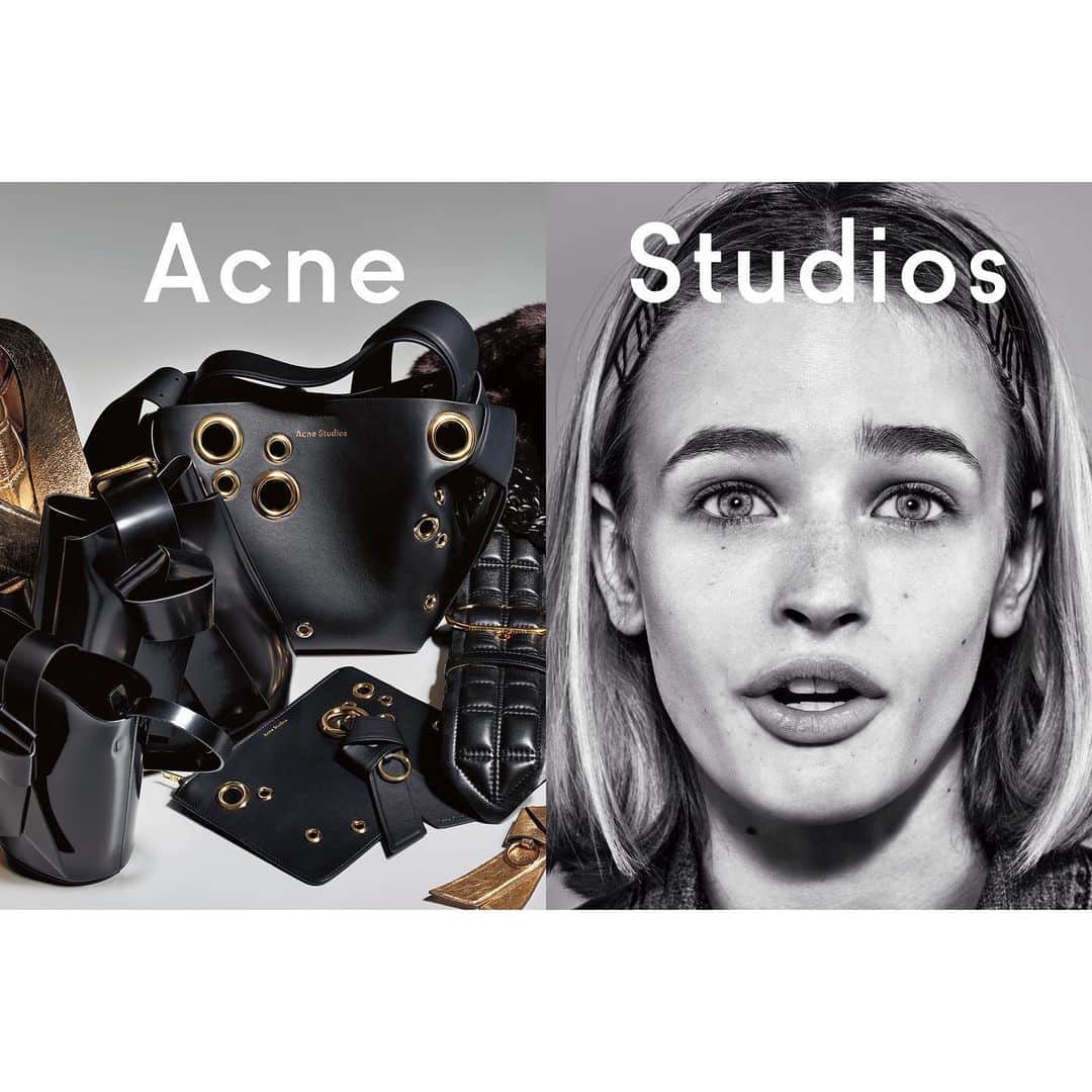 Acne Studiosさんのインスタグラム写真 - (Acne StudiosInstagram)「For the Fall/Winter 2019 campaign, #AcneStudios focuses on faces of the new generation and the accessories they carry. Shot by @RichardBurbridge, the campaign juxtaposes raw portraiture and still-life images, capturing the prime importance of the person in the narrative surrounding any bag. ⁣ ⁣ @Esther.McGregor is a model, singer and actress from Los Angeles who likes her bags to be youthful. Watch her interview on our Stories and discover the bags featured in the campaign at acnestudios.com and in stores.」9月4日 19時12分 - acnestudios