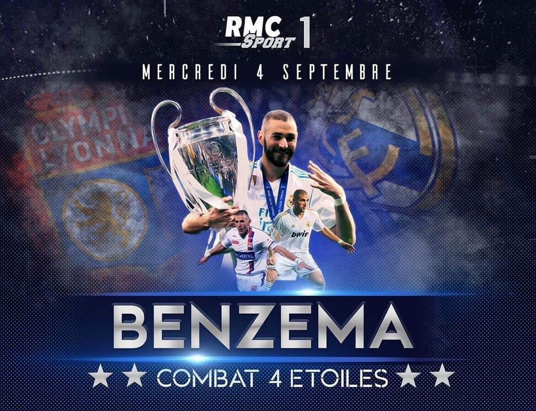 カリム・ベンゼマさんのインスタグラム写真 - (カリム・ベンゼマInstagram)「Revivez avec moi ce soir à 21 h sur RMC Sport 1 mon histoire en Champions League.」9月4日 20時24分 - karimbenzema