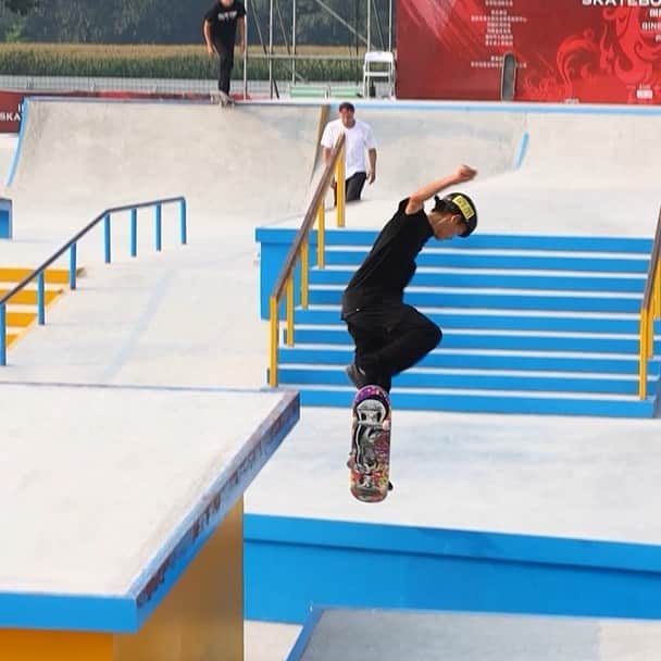 白井空良のインスタグラム：「🇨🇳 🎥by @kenjiharuta  @worldskateofficial」