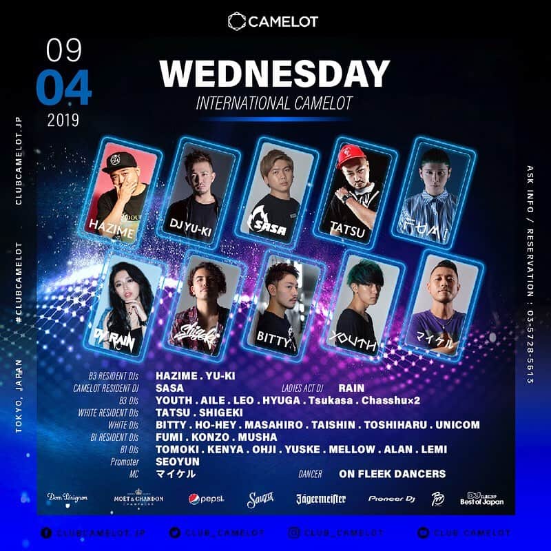 DJ HAZIMEのインスタグラム