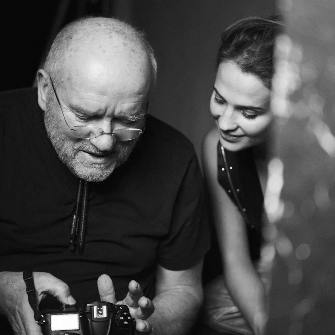 アリシア・ヴィキャンデルのインスタグラム：「RIP Peter Lindbergh」