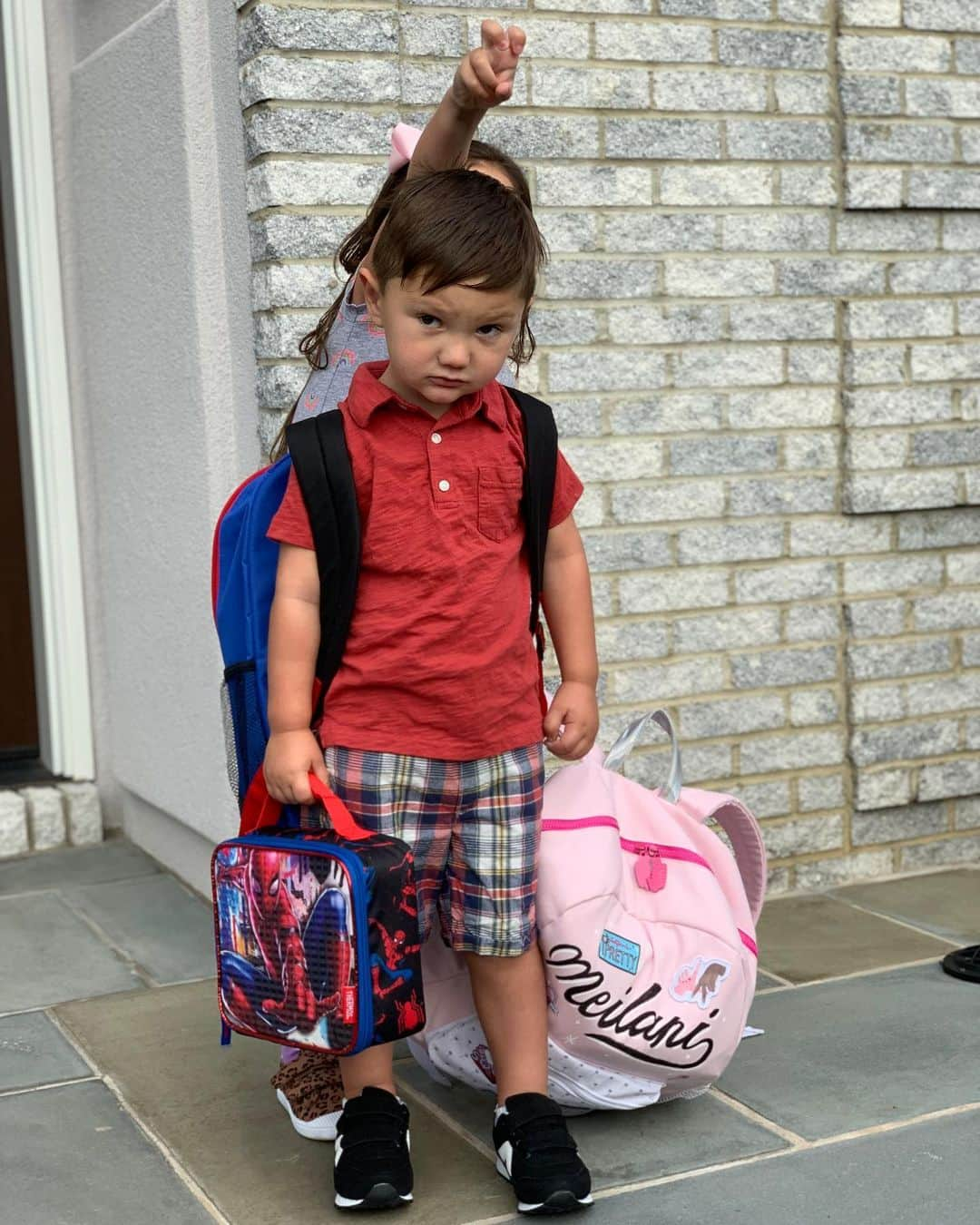 ジェイワウさんのインスタグラム写真 - (ジェイワウInstagram)「My baby girl @meilanimathews first day of school. We were out late yesterday celebrating her milestone at six flags... and even with limited sleep, she got up, took a tubby, dressed herself (she forgot her zipper 🤷🏽‍♀️🤦🏽‍♀️). “I love you Mommy. Thank you so much for picking out that pretty dress but I’m 5 now. I can pick my own outfits now...” lorddddd I am not ready for how grown up she is 😫😫😫」9月4日 21時13分 - jwoww