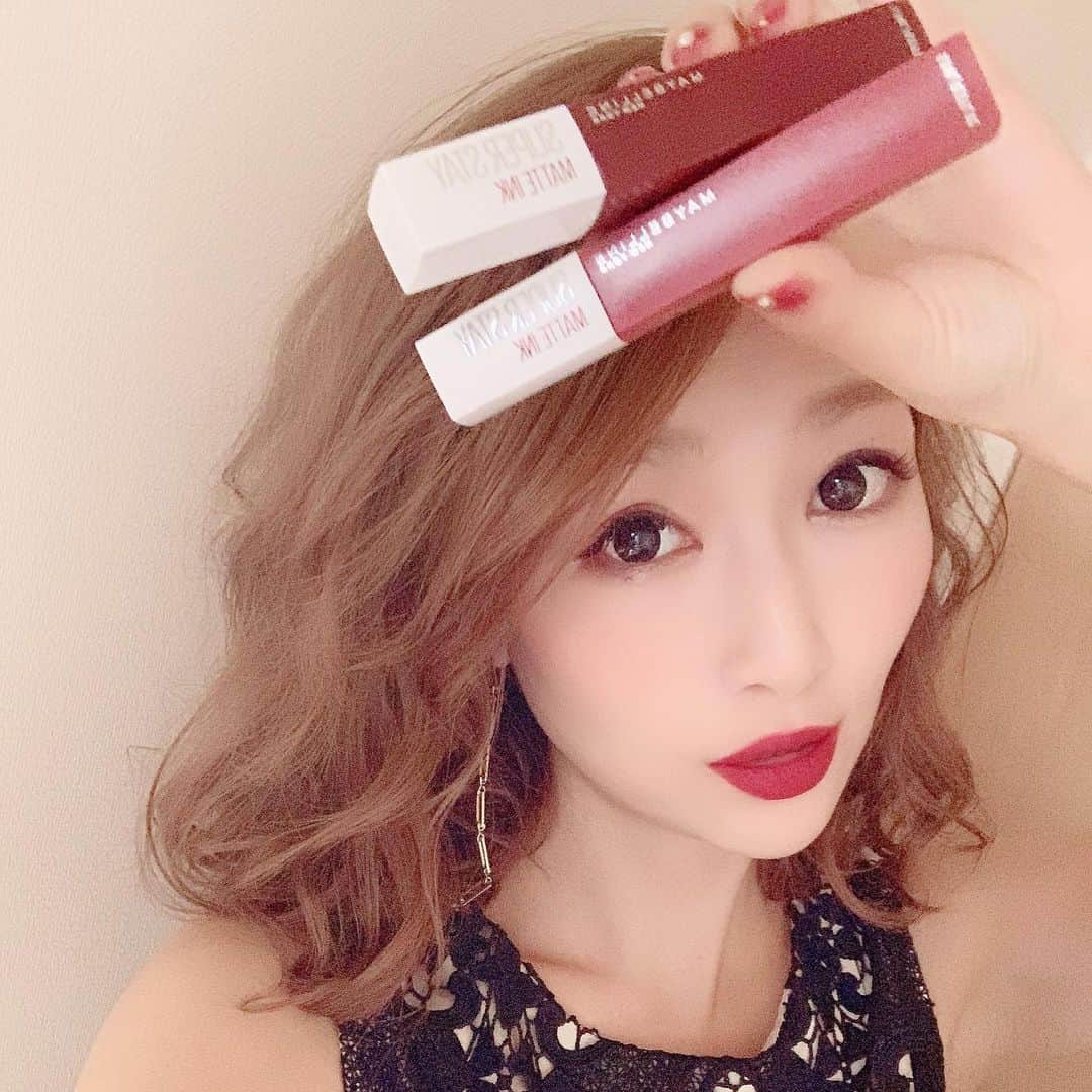 梅野舞さんのインスタグラム写真 - (梅野舞Instagram)「SUPER STAY MATTE INK  リキッドで彩る 主役級リップ唇は 鮮やかでマット  塗りたての仕上がりが長時間続く💋  高発色インクフォーミュラで 見たまま発色💋  色々なカラー集めて その日の気分で楽しみたい！  @maybelline @maybelline_house  #mnyfashionweek#maybelline#maybellinejapan#メイベリン#メイベリンハウス#メイクアップ#make#cosmetics #cosme#マット#マットリップ#lip#高発色#instagram#instagood#instabeauty #beautygram」9月4日 22時05分 - mai.umeno